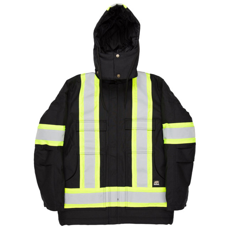 Men's Tall Safety Striped Arctic Insulated Chore Coat Thumbnail