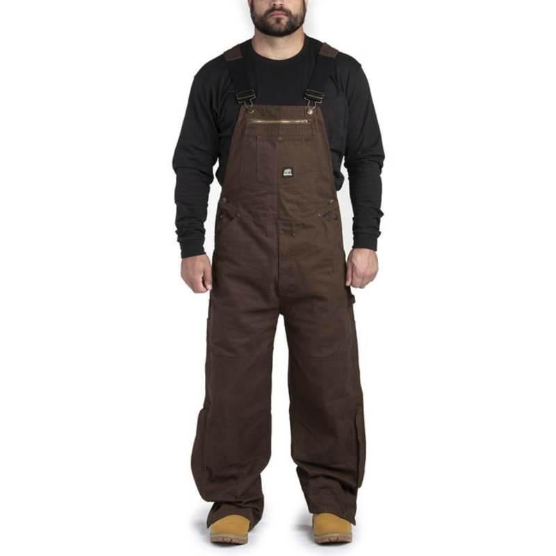 Berne Men's Short-Length Acre Unlined Washed Bib Overall Thumbnail