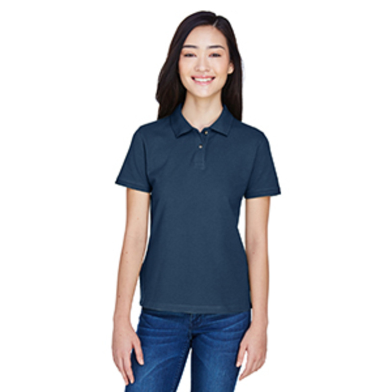 Ladies' 6 oz. Ringspun Cotton Piqué Short-Sleeve Polo Thumbnail