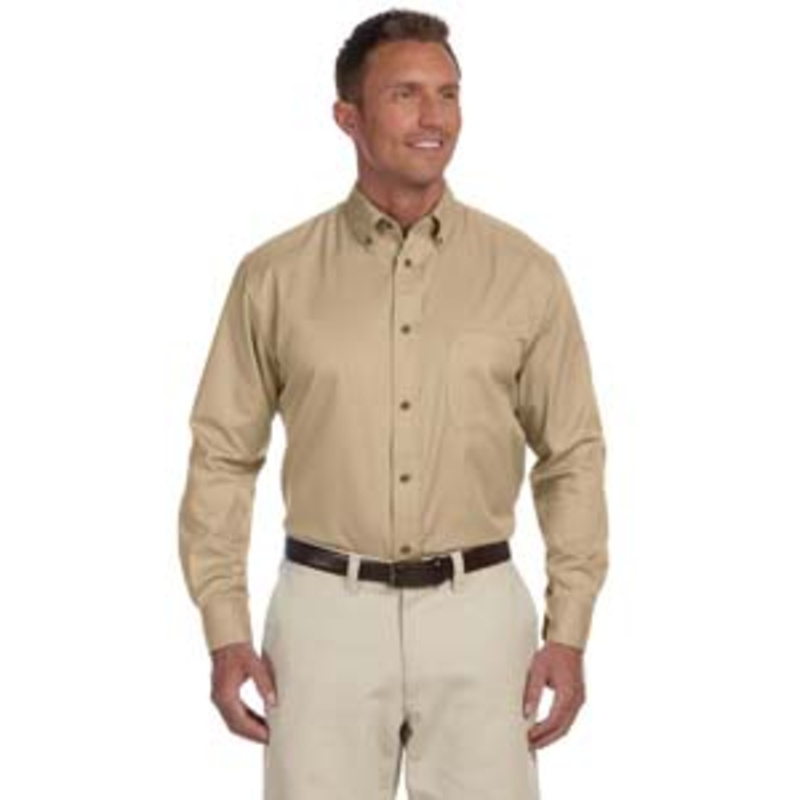 Men's Tall Easy Blend™ Long-Sleeve Twill Shirt with Stain-Release Thumbnail