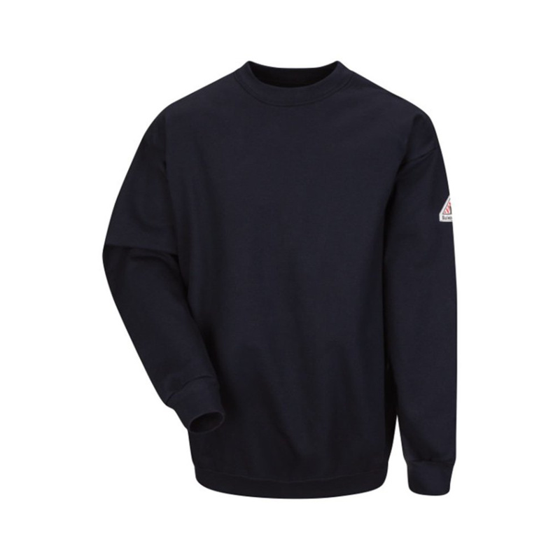 Pullover Crewneck Sweatshirt - Cotton/Spandex Blend Thumbnail