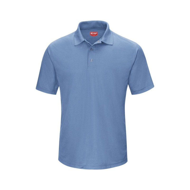 Short Sleeve Performance Knit Gripper-Front Polo Thumbnail