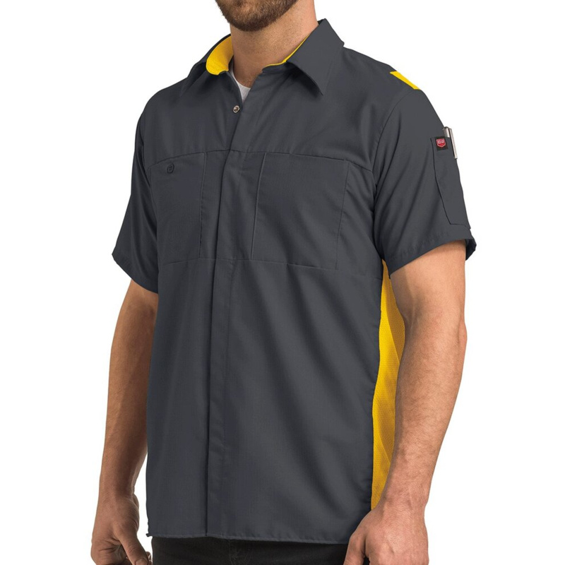 Performance Plus Short Sleeve Shop Shirt with Oilblok Technology - Long Sizes Thumbnail