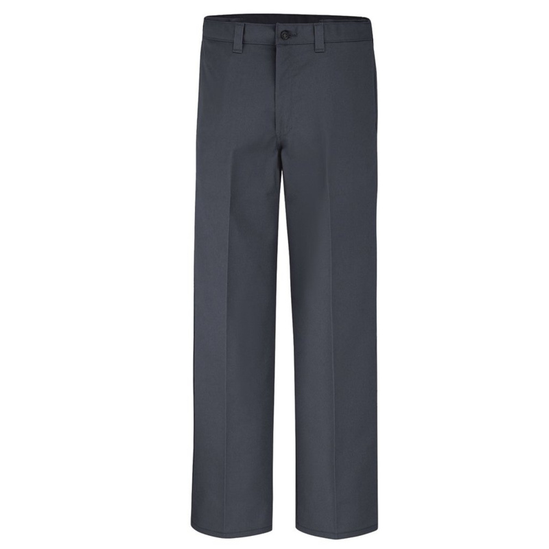 Industrial Flat Front Comfort Waist Pants - Extended Sizes Thumbnail