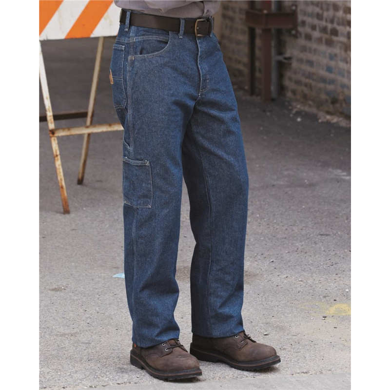 Flame Resistant Pre-Washed Denim Dungaree Thumbnail