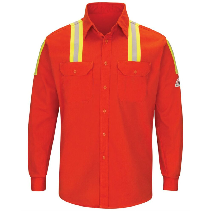 Enhanced Visibility Long Sleeve Uniform Shirt - Long Sizes Thumbnail