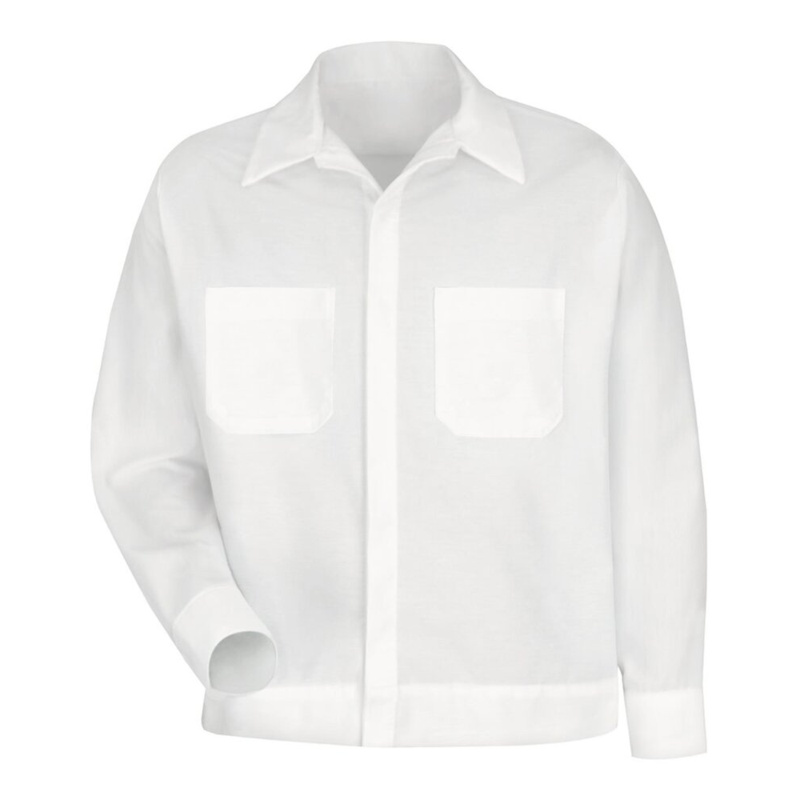 Button-Front Shirt Jacket - Long Sizes Thumbnail