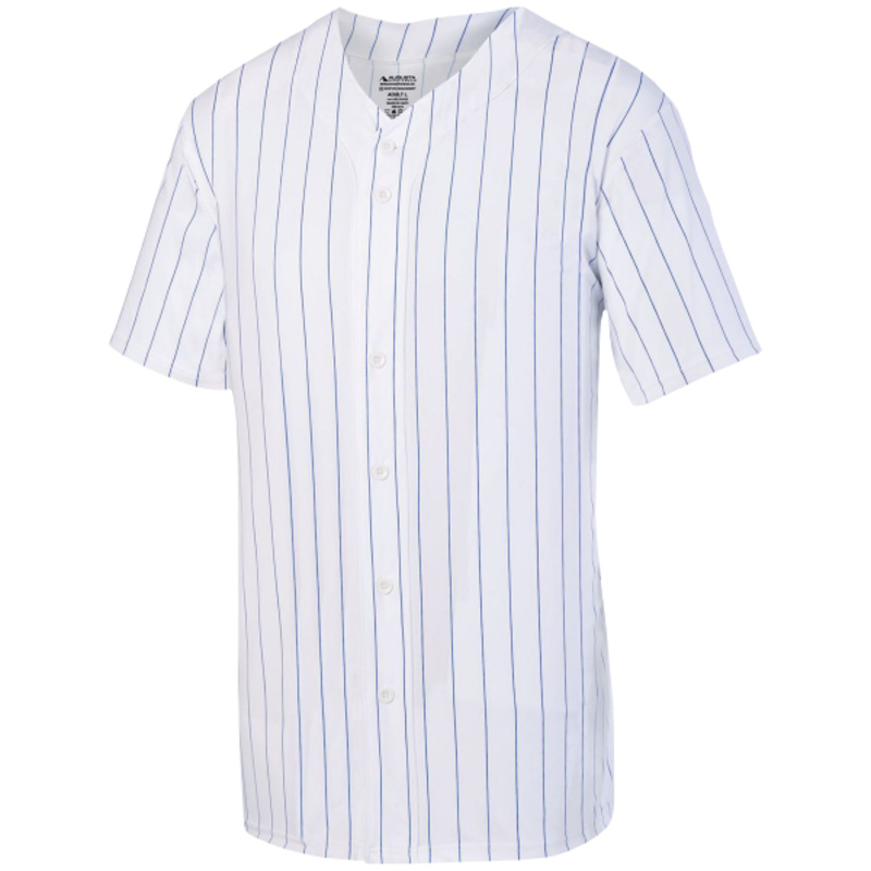 Youth Pinstripe Full-Button Jersey Thumbnail