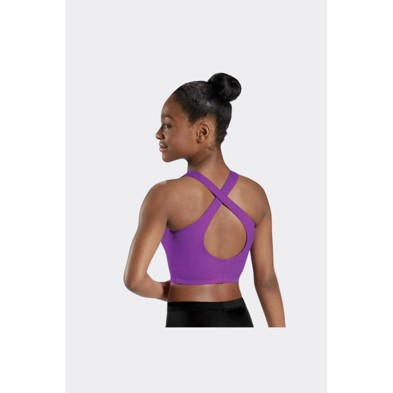 Girls High Neck Crop Top Thumbnail