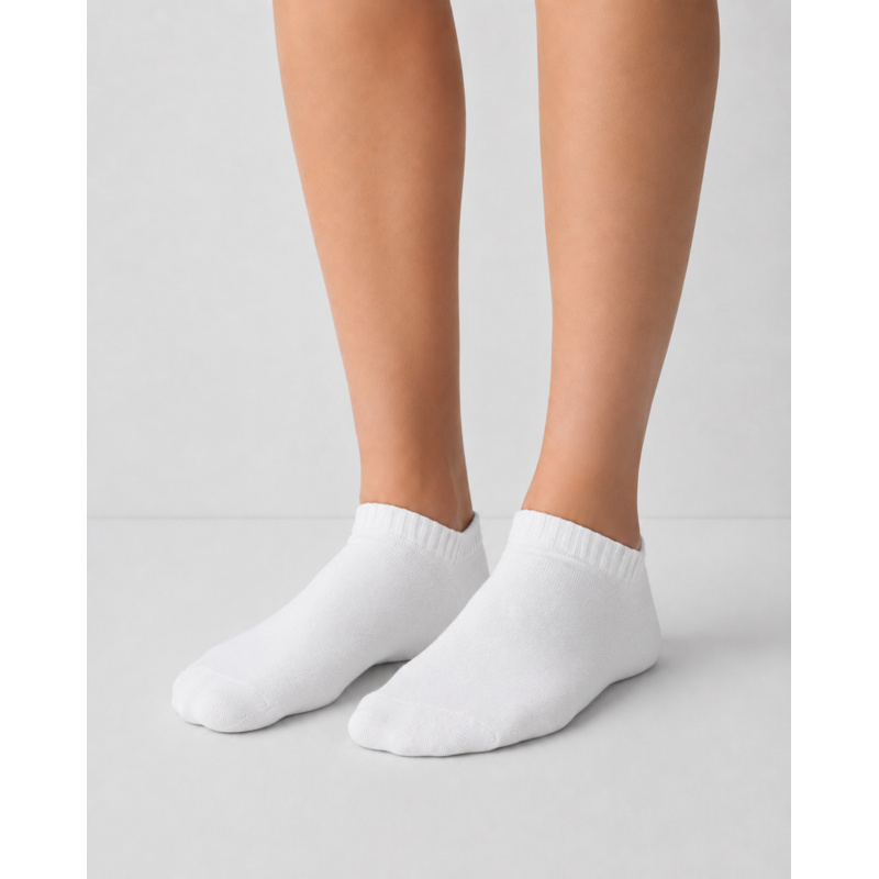Half-Crew Cotton No-Show Socks Thumbnail