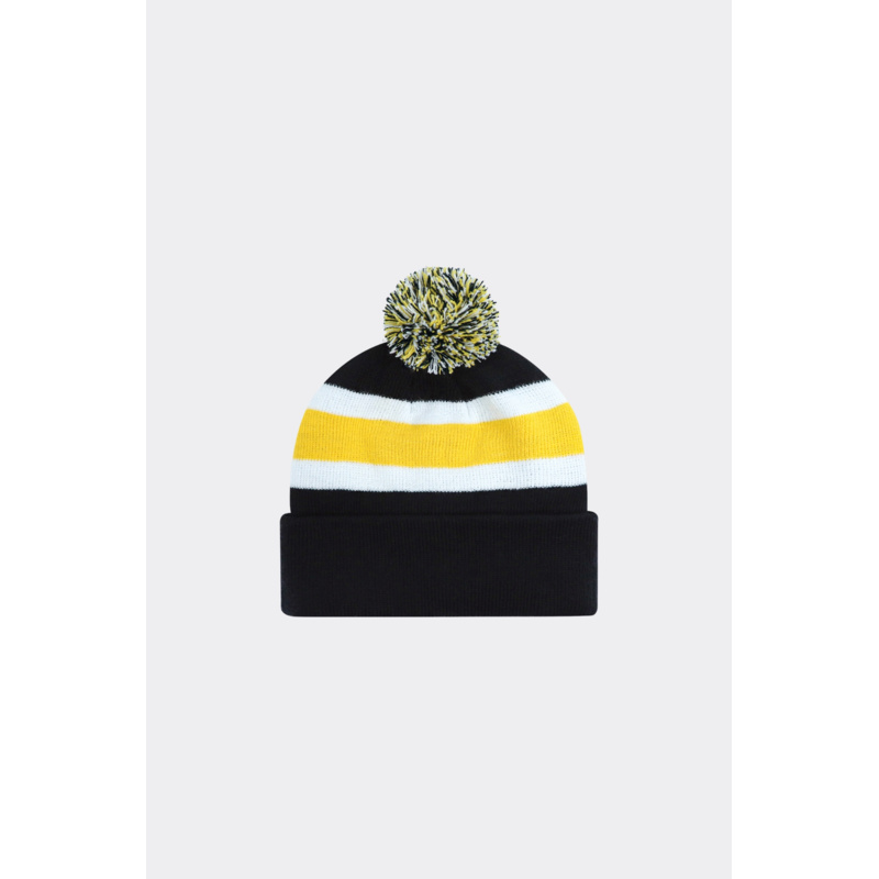 Striped Pom Pom Beanie Thumbnail