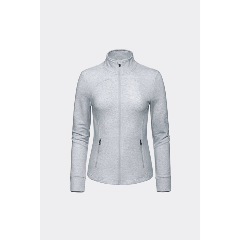 Ladies Lightweight French Terry Full Zip Sweatshirt Thumbnail