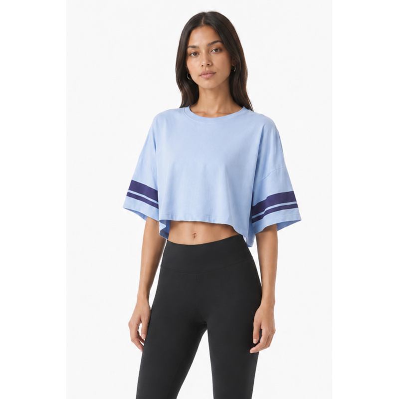 SLX Striped Crop  Youth & Adult  T-Shirt Thumbnail