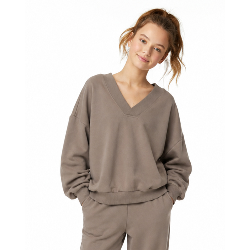 SLX French Terry Youth & Adult Oversized V-Neck  Thumbnail