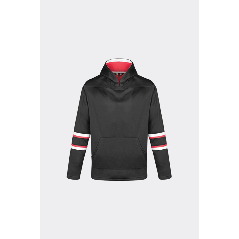 Dangle Unisex Pullover Hockey Lace Hooded Sweatshirt Thumbnail