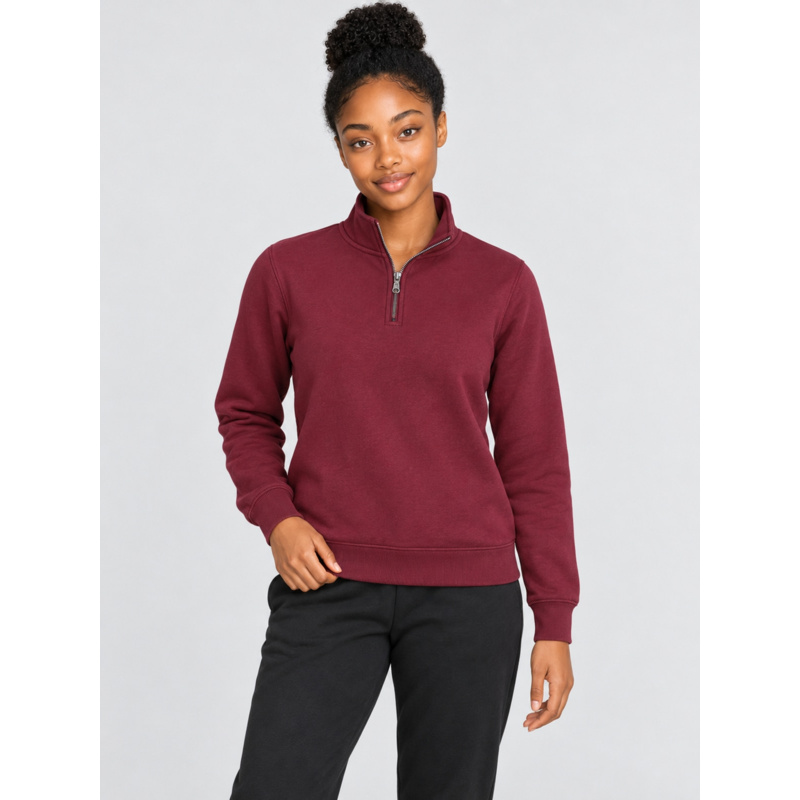 Unisex Midweight 1/4 Zip Sweatshirt Thumbnail