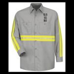 Industrial Enhanced-Visibility Long Sleeve Work Shirt -  Long Sizes Thumbnail