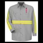 Industrial Enhanced-Visibility Long Sleeve Work Shirt -  Long Sizes Thumbnail