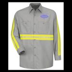 Industrial Enhanced-Visibility Long Sleeve Work Shirt -  Long Sizes Thumbnail