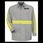 Industrial Enhanced-Visibility Long Sleeve Work Shirt -  Long Sizes Thumbnail