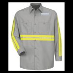 Industrial Enhanced-Visibility Long Sleeve Work Shirt -  Long Sizes Thumbnail