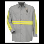 Industrial Enhanced-Visibility Long Sleeve Work Shirt -  Long Sizes Thumbnail