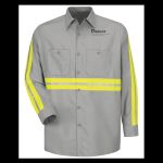 Industrial Enhanced-Visibility Long Sleeve Work Shirt -  Long Sizes Thumbnail