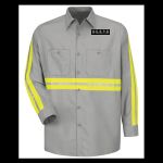 Industrial Enhanced-Visibility Long Sleeve Work Shirt -  Long Sizes Thumbnail