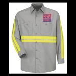 Industrial Enhanced-Visibility Long Sleeve Work Shirt -  Long Sizes Thumbnail