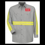 Industrial Enhanced-Visibility Long Sleeve Work Shirt -  Long Sizes Thumbnail
