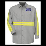 Industrial Enhanced-Visibility Long Sleeve Work Shirt -  Long Sizes Thumbnail