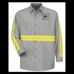 Industrial Enhanced-Visibility Long Sleeve Work Shirt -  Long Sizes Thumbnail