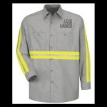 Industrial Enhanced-Visibility Long Sleeve Work Shirt -  Long Sizes Thumbnail
