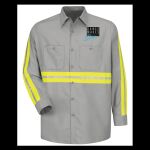 Industrial Enhanced-Visibility Long Sleeve Work Shirt -  Long Sizes Thumbnail