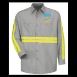 Industrial Enhanced-Visibility Long Sleeve Work Shirt -  Long Sizes Thumbnail