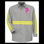 Industrial Enhanced-Visibility Long Sleeve Work Shirt -  Long Sizes Thumbnail