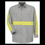 Industrial Enhanced-Visibility Long Sleeve Work Shirt -  Long Sizes Thumbnail