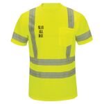 High Visibility Short Sleeve T-Shirt - Long Sizes Thumbnail