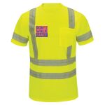 High Visibility Short Sleeve T-Shirt - Long Sizes Thumbnail