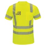 High Visibility Short Sleeve T-Shirt - Long Sizes Thumbnail