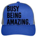 Adult Unisex Zone Sonic Heather Trucker Cap Thumbnail