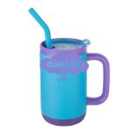 Abelia SS Sip & Twist Lid Mug w/Straw - 16oz Thumbnail